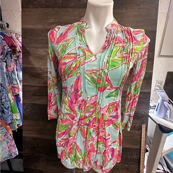 Lilly Pulitzer Multicolor Pastel Blouse XS - Picture 1 of 9